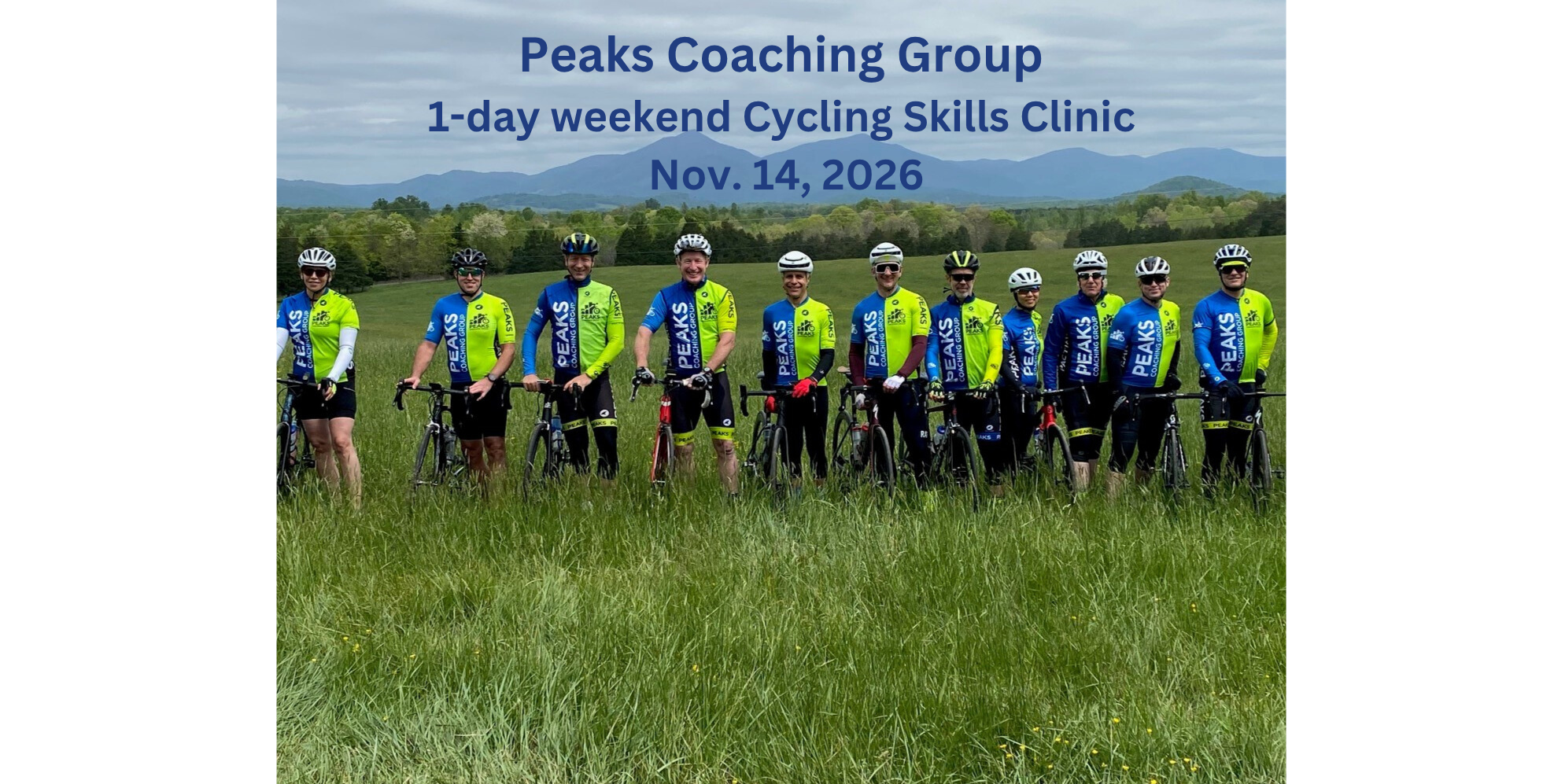 Nov 14, 2026 1 days bicycle skills clinic
